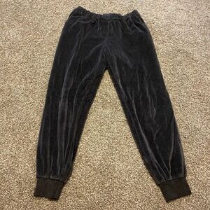 Fabiana‎ Fillipi Velvet joggers pants S gray classic designer boho casual